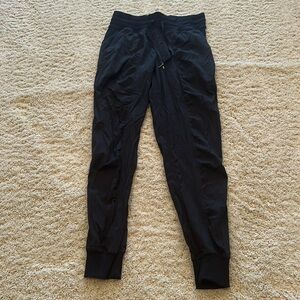 Lululemon black dance studio joggers size 6